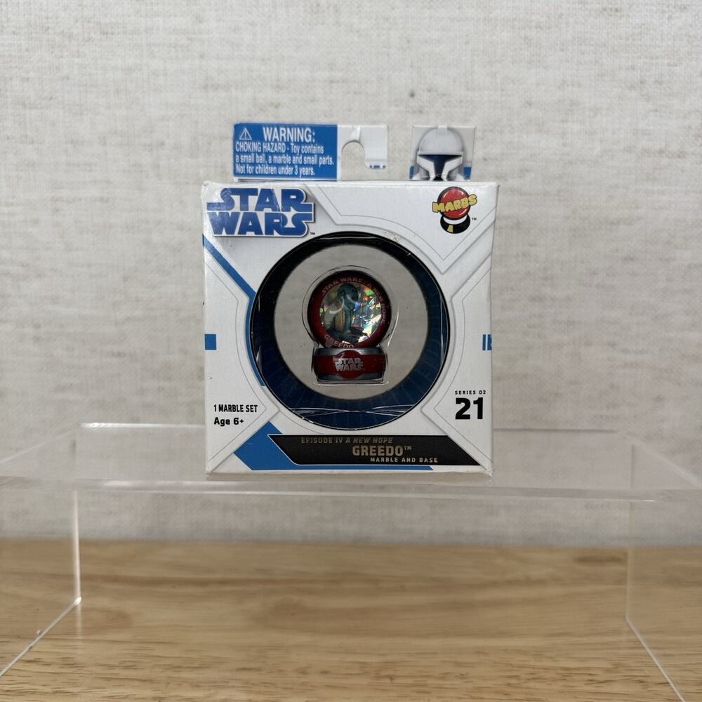 Star Wars Marbs Greedo #21 Episode IV: A New Hope Marble + Base NIB